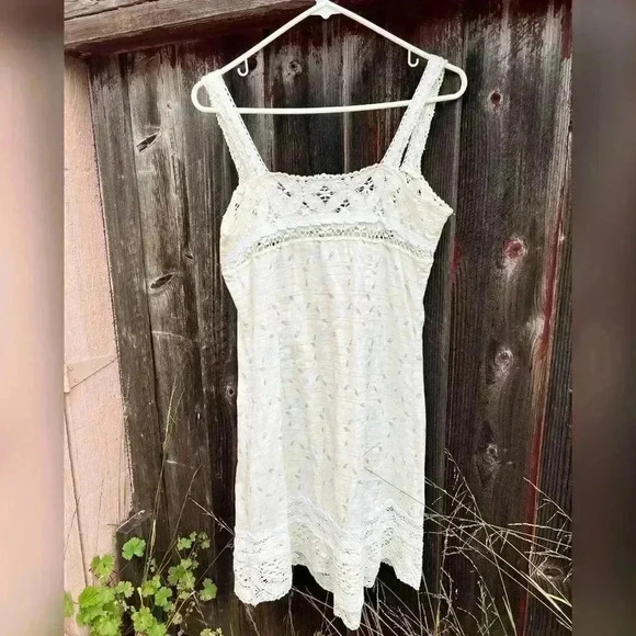 Johnny Was Crochet Boho Chic Dress - Picture 2 of 4